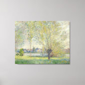 De wilgen Claude Monet 1880 Canvas Afdruk (Voorkant)