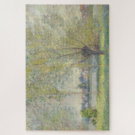 De wilgen Claude Monet 1880 Legpuzzel (Verticaal)