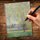 De wilgen Claude Monet 1880 Notitieboek