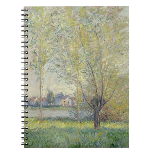 De wilgen Claude Monet 1880 Notitieboek (Voorkant)