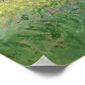 De wilgen Claude Monet 1880 Poster (Hoek)