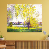De Wilgen, door Claude Monet Canvas Afdruk (Insitu (Woonkamer))