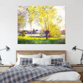 De Wilgen, door Claude Monet Canvas Afdruk (Insitu (Slaapkamer))