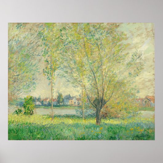 De Wilgen van Claude Monet Poster (Voorkant)