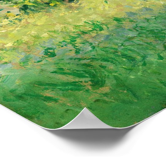 De Wilgen van Claude Monet Poster (Hoek)