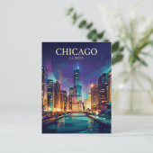 De Willis Tower USA Briefkaart (Staand voorkant)