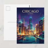 De Willis Tower USA Briefkaart (Voorkant / Achterkant)