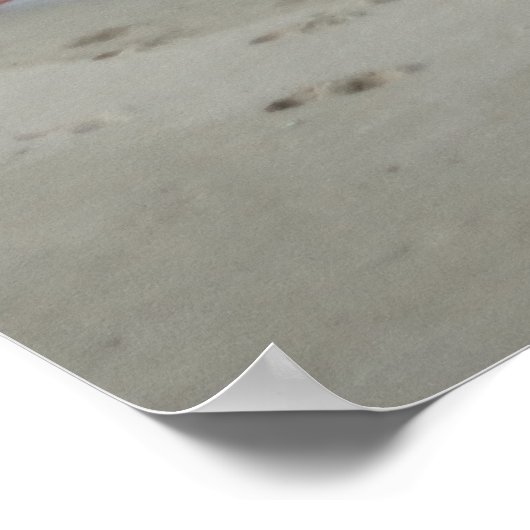 De wind gaat met je haar spelen poster (Hoek)