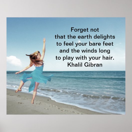 De wind gaat met je haar spelen poster (Voorkant)