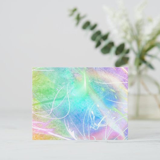 De wind huilt... briefkaart (Staand voorkant)