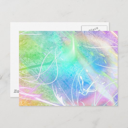 De wind huilt... briefkaart (Voorkant / Achterkant)