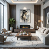 De Wind Muse Canvas Afdruk