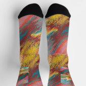 De wind trekt over het meer. sokken (Top)