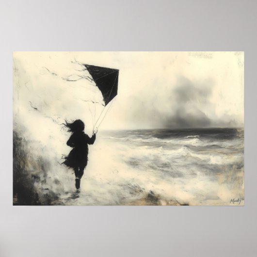 De Wind Vasthouden Poster (Voorkant)