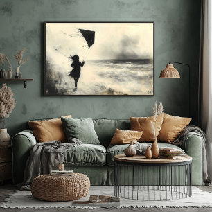 De wind vasthouden poster