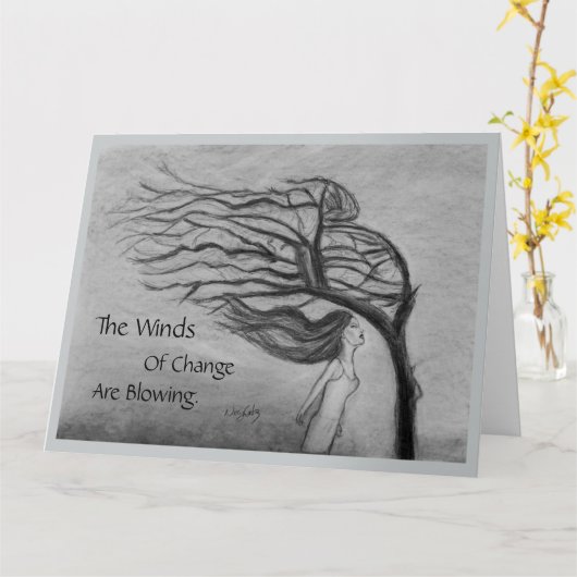De winden van de Verandering - Leeg binnen - Kaart (Gele Bloem)