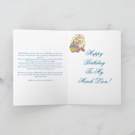 De Winden van maart Kaart (Binnen)