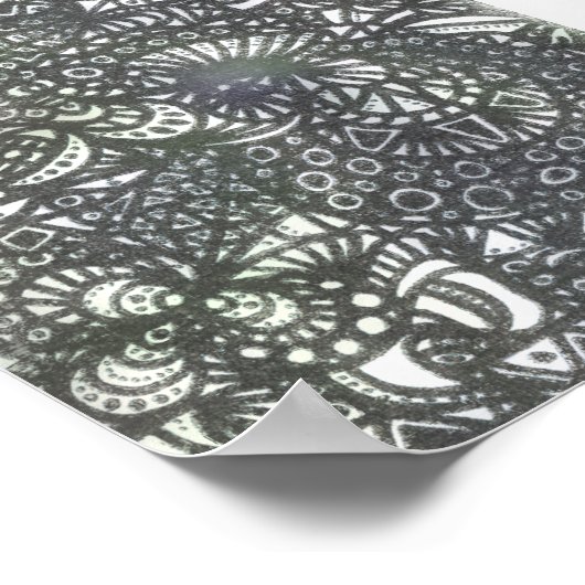 De windenergie A1 Poster (Hoek)