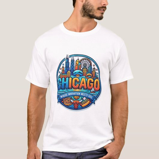 DE WINDERIGE STAD CHICAGO T-SHIRT (Voorkant)