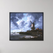 De windmolen bij Wijk bij Duurstede Canvas Afdruk (Voorkant)