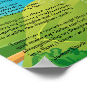 De windmolen van mijn geest poster (Hoek)