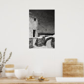 De windmolens van Mykonos 3 - Poster (Keuken)