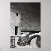 De windmolens van Mykonos 3 - Poster (Voorkant)