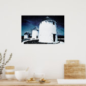 De windmolens van Mykonos - Poster (Keuken)