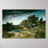 De windmolenstaart (Courbet 1865) Poster (Voorkant)