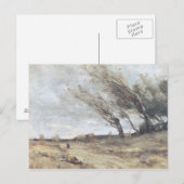 De windvlaag van Wind, c.1865-70 Briefkaart (Voorkant / Achterkant)