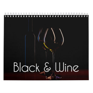 De Wine Wall Agenda - zwart en wijn Kalender