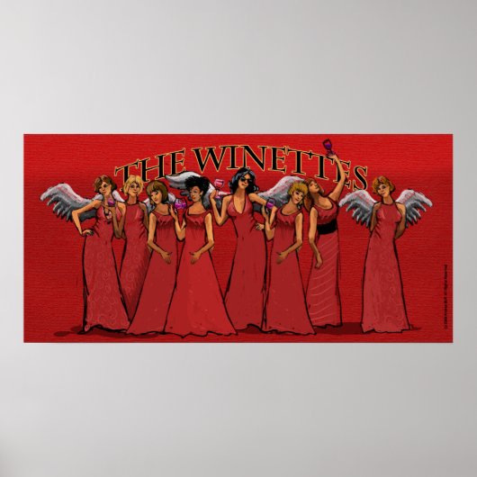 De Winettes, van Andrea Boff Poster (Voorkant)