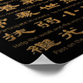 De Wing Chun-gedragsregels van het Ip-Man Poster (Hoek)