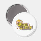 De Winged Wonders Logo Magneet (Voorkant / Achterkant)