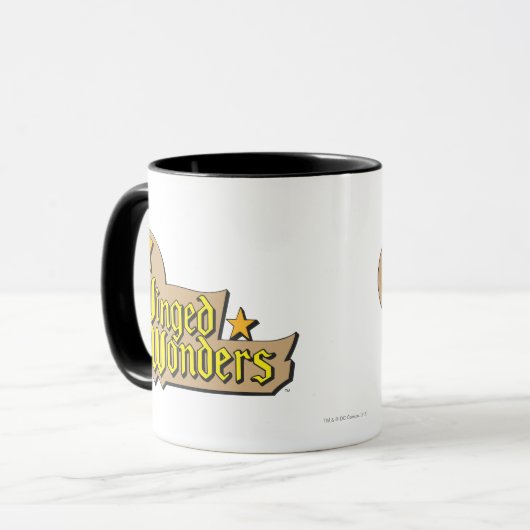 De Winged Wonders Logo Mok (Voorkant links)