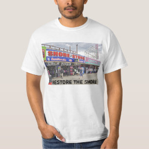 De winkel herstellen t-shirt