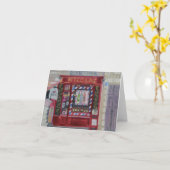 DE WINKEL NOTECARD VAN DE WIJN VAN PARIJS KAART (Gele Bloem)