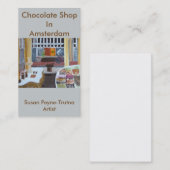 De Winkel van de chocolade in het Visitekaartje (Voorkant / Achterkant)