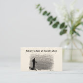 De Winkel van het aas en van de Uitrusting Visitekaartje (Staand voorkant)