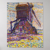 De Winkelmolen | Piet Mondriaan Poster (Voorkant)
