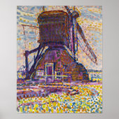 De Winkelmolen | Piet Mondriaan Poster (Voorkant)