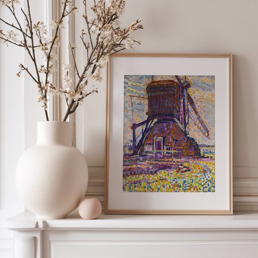 De Winkelmolen | Piet Mondriaan Poster
