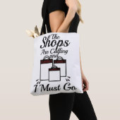 De winkels noemen de koel-winkelslogan groot tote bag (Dichtbij)