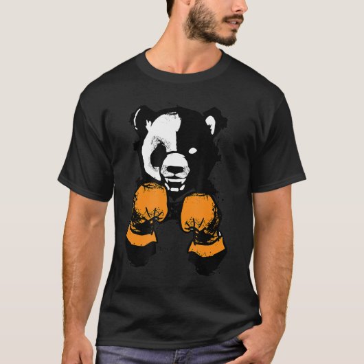 De winnaar Cool Panda Beer Boxing Glove T-shirt (Voorkant)