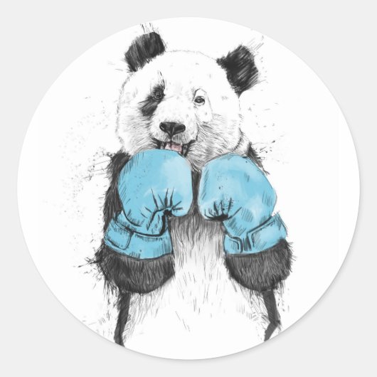 de winnaar ronde sticker (Voorkant)