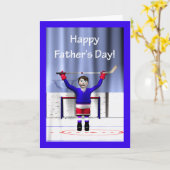 De Winnaar Vaderdag van het hockey Kaart (Gele Bloem)