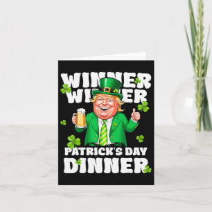 De winnaar viert St. Patrick's Day voor Trump Kaart