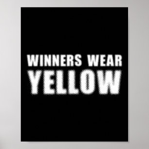 De winnaars Draag Geel team van de Camp van de Kle Poster