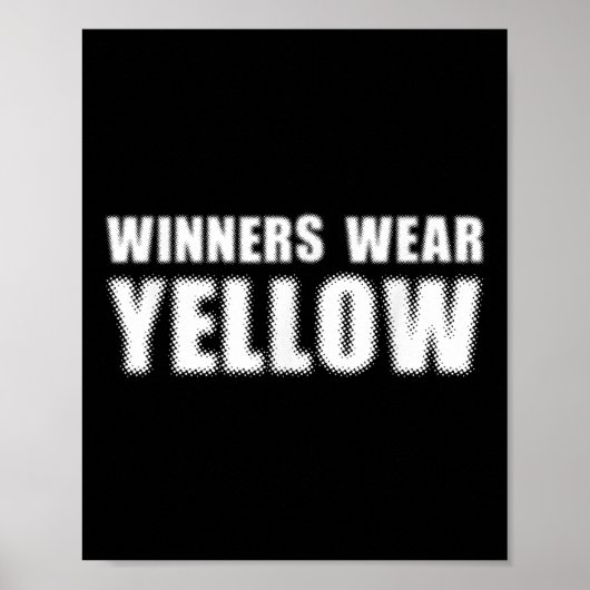 De winnaars Draag Geel team van de Camp van de Kle Poster (Voorkant)
