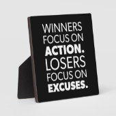 De winnaars nemen Actie, de verliezers maken Overs Fotoplaat (Voorkant)